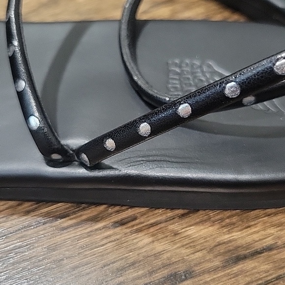 ANCIENT GREEK SANDALS | ASTRO Black Sandals - Picture 4 of 7